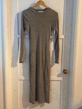 Young Fabulous & Broke Midi Ribbed Dress